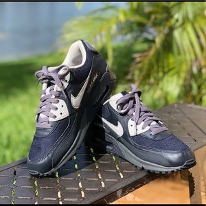Blue and grey Air Max 90. Size 8